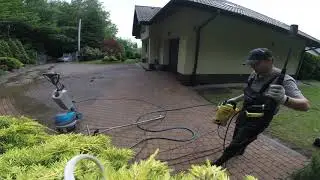 Czyszczenie kostki brukowej tel.737 647 250 czyszczenie granitu www.czystybruk.com