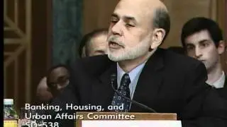 Senator Kirk questions Federal Reserve Chairman Ben Bernanke