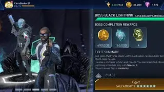 Sub-boss multiverse black lightning is one of the worst bosses in this game