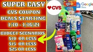 EASY CVS COUPON DEALS STARTING 1/10/21~ CVS COUPONING FOR BEGINNERS~LEARN HOW TO COUPON AT CVS 2021