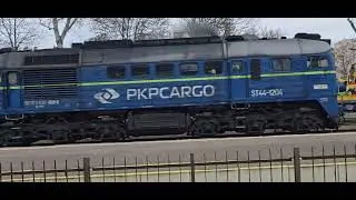 ST44-1204 Manewry+ pokaz mazut Stacja pkp Inowrocław.