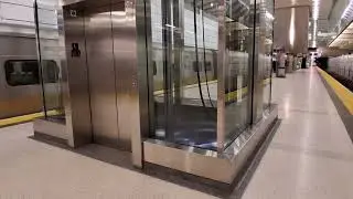 Schindler hydraulic glass elevator at Grand Central Madison Terminal (Manhattan, NY)