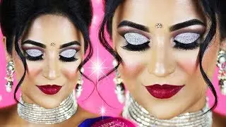 SPARKLING DIWALI MAKEUP 2017/INDIAN FESTIVAL MAKEUP