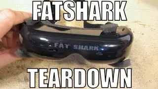 Fatshark Video Goggles Teardown. Base RCV922. RCHacker #30