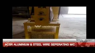 ACSR WIRE STRIPPING SEPARATING MACHINE