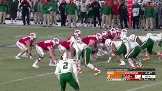 Jonathan Taylor (Wisconsin RB # 23) vs Miami 2018