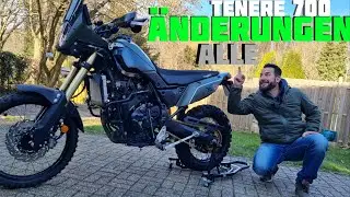 Alle Änderungen an meiner Ténéré 700