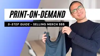 Print on Demand - 5 Steps to Get your First Sale on Teespring and Redbubble Guide for Beginners