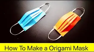 Origami Face Mask / Paper Mask at Home / Medical Mask / DIY Paper Crafts/Corona Mask/Virus Protector