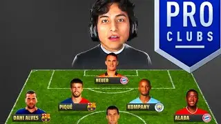 i build a FIFA pro clubs team in 24 hours before the champions league tournament