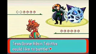 Pokemon Pisces - Team Ozone Admin Tabitha @ Fallarbor Town, Acro Bike+Business Card (Singles, Hard)