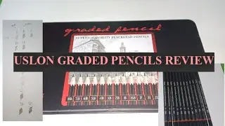 Uslon Graded Pencils Review// Best Pencils For Drawing | THE PAINTERIST