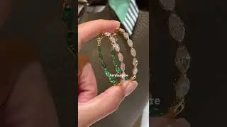 8ctw Marquise Cut White Sapphire & Emerald Hoop Earrings