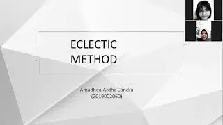 LTM Tute  on a journal article summary: Eclictic Method (Amadhea)