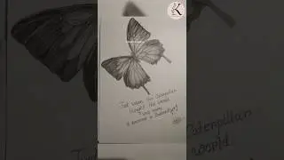 Easy butterfly drawing 🦋 #butterfly #flowers #pencilsketch #drawing #pencildrawing #art #artist