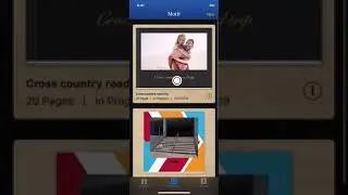 Motif Photos iOS Tutorial - Photo Book - 4. Project Editing Panel Overview