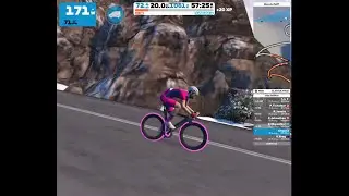 Last Alpe du Zwift riding for Concept Z1