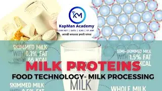 Milk proteins - Food processing and technology |  Live lecture | GATE-XE/XL - Food technology