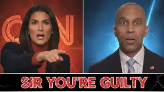 CNN's Kaitlan Collins HUMILIATES Hakeem Jeffries for Epstein Ties live on air
