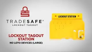 Lockout Tagout Station -LOTO Devices Not Included | TRADESAFE