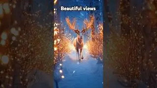 Snow Tracking: Finding Animals in Winter #winter #christmascountdown #animals #xmas #reindeer#shorts