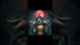 Three Headed Sharks 🦈 + Crocodile 🐊 😱 Mind BlowingCreatures #hybrids #animals #viralvideo #shorts