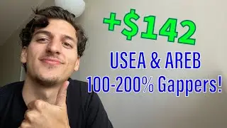 Trading Recap: $USEA $AREB (200% Gapper!)