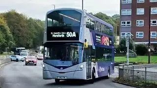 First Leeds 70101 OIG1791 - 50A to Seacroft Bus Station