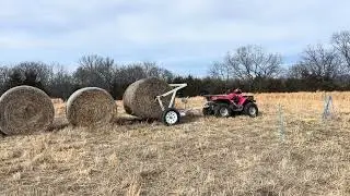 Good hay and bad hay both examples 20260113 #hay #ranch #cow