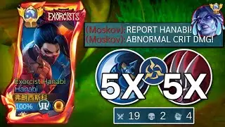 НОВЫЙ ХАКЕРСКИЙ БИЛД HANABI BURST CRIT DMG УНИЧТОЖАЕТ ПОЛНЫЙ КОНТРОЛЛЕР 1 УДАР МОСКВ🔥(новый гипер...