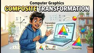 Composite Transformation | Computer Graphics |Matrix Representation, Translation, Rotation & Scaling