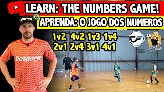 FUN FUTSAL GAME TUTORIAL: THE NUMBERS GAME | APRENDA: JOGO DOS NUMEROS