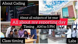 🔴know before reporting||All about reporting day||college timing ||GNIOT||GL BAJAJ||coding