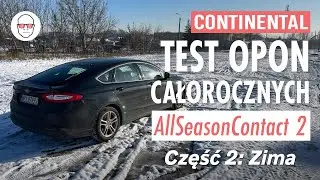 Opony wielosezonowe Continental AllSeasonContact2 test polski – część 2: zima