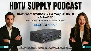 Blustream SW21AB-V3 2-Way 4K HDMI 2.0 Switch