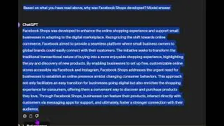 Facebook shops EC 2022