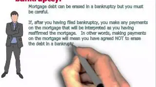 How to erase mortgage debt in a bankruptcy.