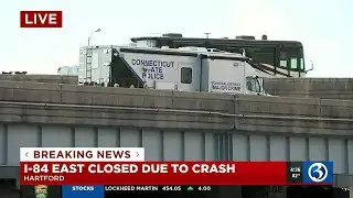 VIDEO: I-84 in Hartford closed for police investigation