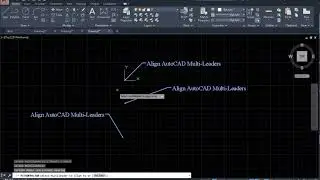 Align AutoCAD Multi Leaders