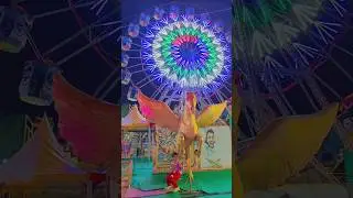 🎡🍄 Big Giant Wheel 🍄🎡#video #mela #jhula #shortsfeed #shorts #janmashtami #youtubeshorts #trending