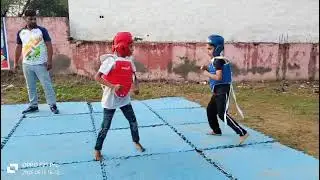 Demo fight flying kick 