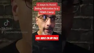 6 ways to Avoid Being Relocated to a FEMA camp!!: #fema #femacamp #evacuation #shtf #prepping