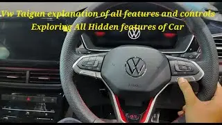 All driving controls of taigun. Vw Taigun explanation of all features and controls.