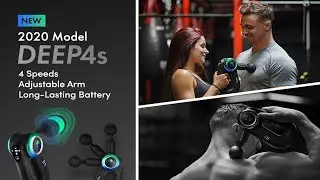Best massage gun | REATHLETE DEEP4S Percussive Therapy Device | Massage Gun for Athletes | Handheld