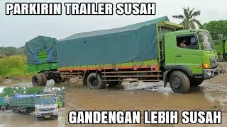 Asli!! Parkirin Gandengan Lebih Susah Daripada Parakirin Trailer