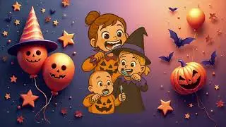 Halloween 🎃 | fun trick adventure | magic music | kids | toddler educational video toothbrush game 