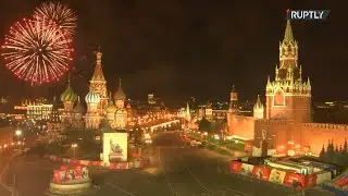 Russia | Fireworks light up Moscow sky to celebrate V-Day