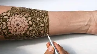 🌿 Simple Yet Stylish Mehndi Art l @chanukimehndi