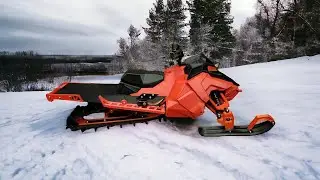 3D printed sled first run
