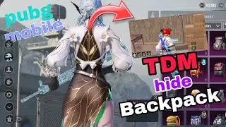 How To Hide Backpack in TDM😱 | PUBG MOBILE
